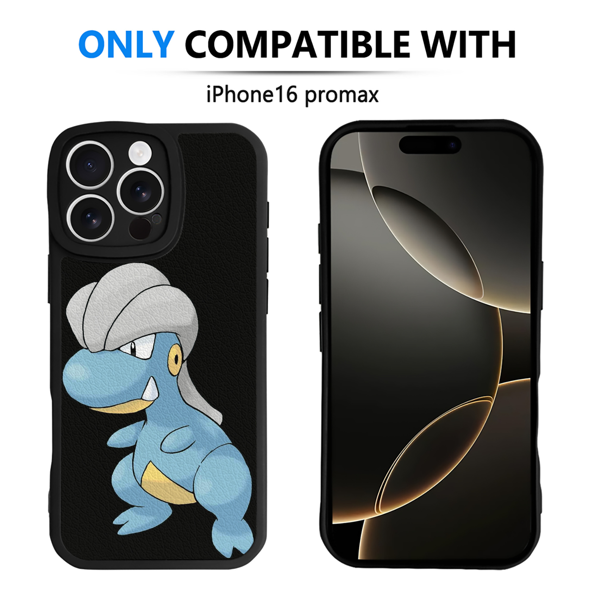 （画像用） ポケットモンスター Pokémon 【iPhone 16シリーズ対応】シリコンスマホケース（レザー調） 材質：シリコン